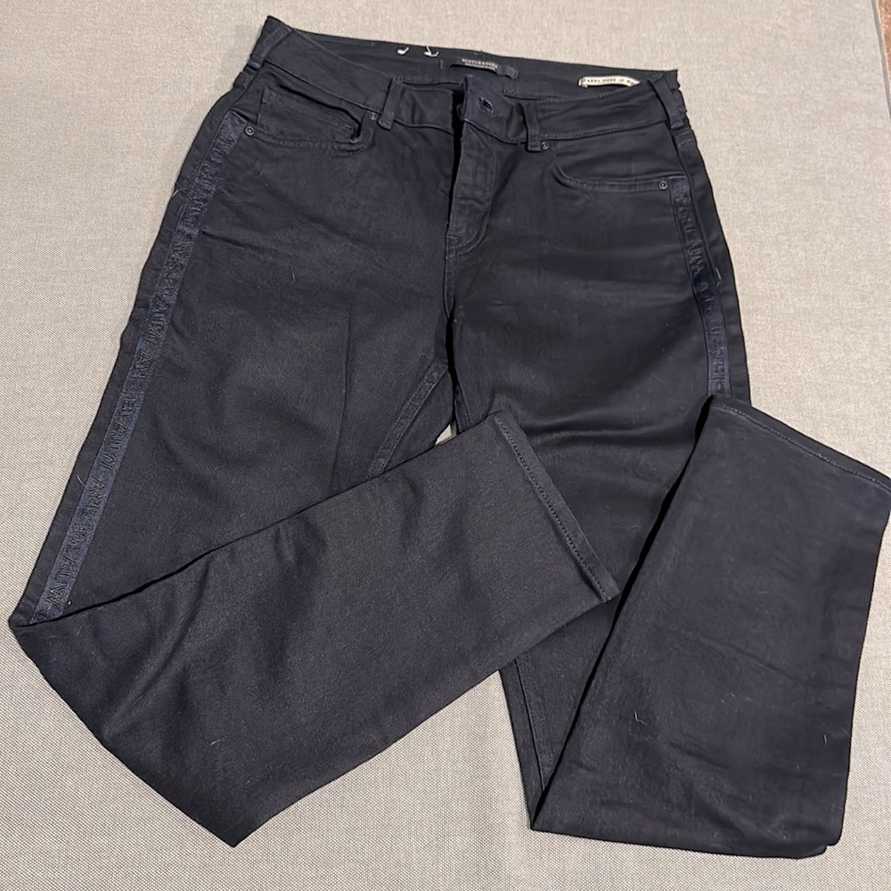 Scotch & Soda skinny jeans dark blue with seamed detail